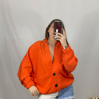 Giacca/ Cardigan con Bottoni Oversize 11987