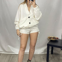 Giacca/ Cardigan con Bottoni Oversize 11987