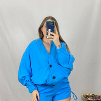 Giacca/ Cardigan con Bottoni Oversize 11987