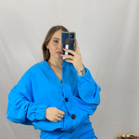 Giacca/ Cardigan con Bottoni Oversize 11987