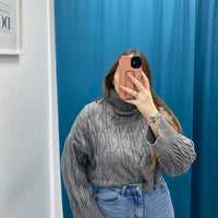 Maglione trecce vari colori 1112