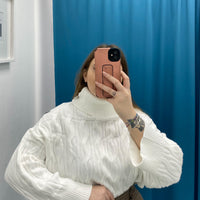 Maglione trecce vari colori 1112