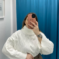 Maglione trecce vari colori 1112