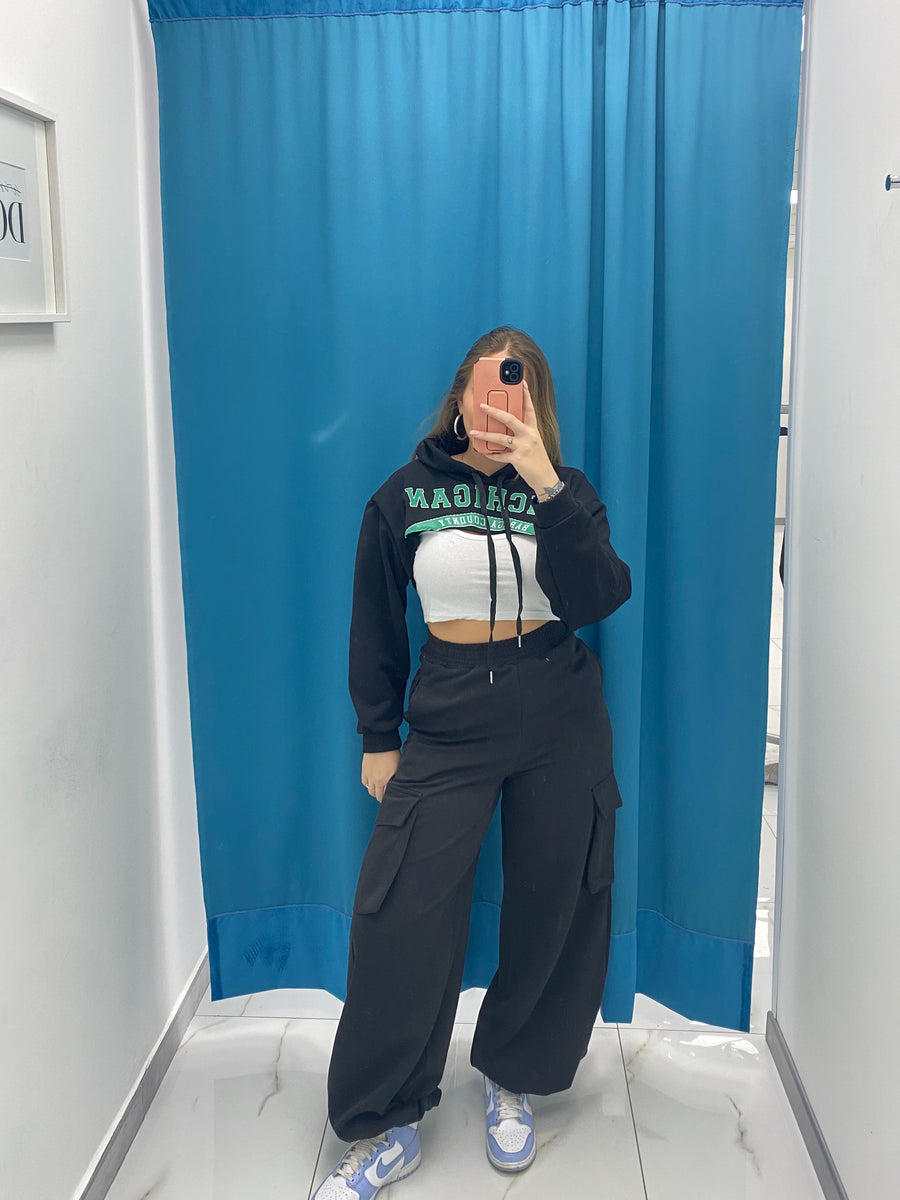 Pantalone di Tuta Cargo JF095