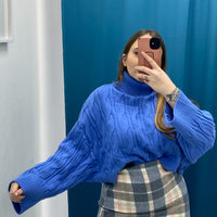 Maglione trecce vari colori 1112
