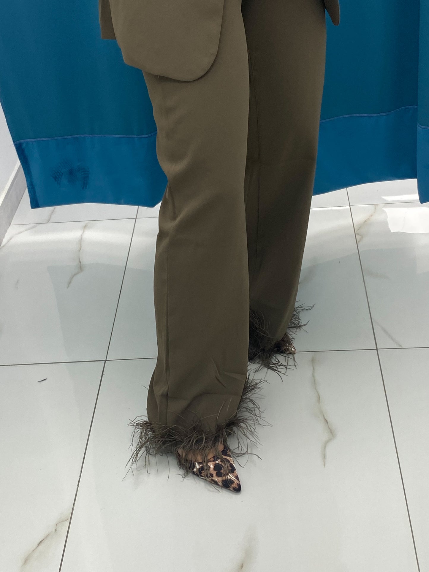 Tailleur Giacca e Pantalone Plumes Choco EC125