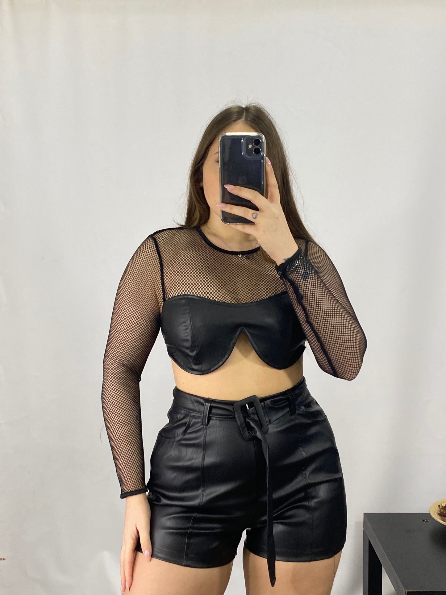 Coordinato Top e Shorts black