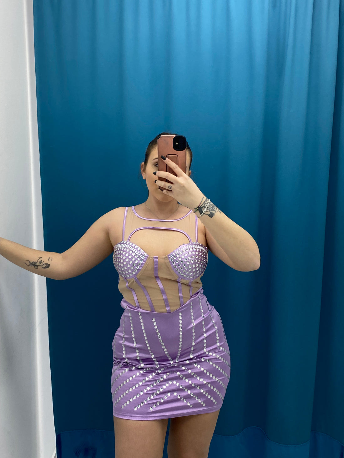 Vestito glow vari colori