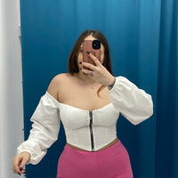 Top con scollo 10810