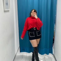 Maglione trecce vari colori 1112