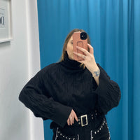 Maglione trecce vari colori 1112