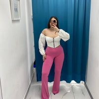 Top con scollo 10810