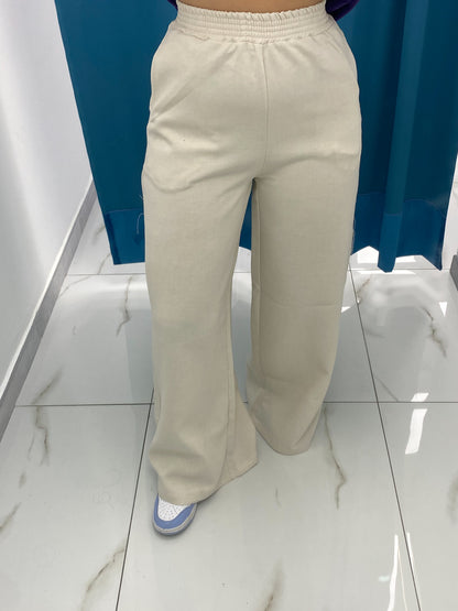 Pantalone a Palazzo Beige