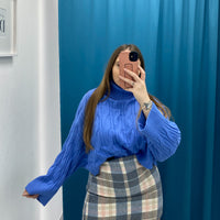 Maglione trecce vari colori 1112